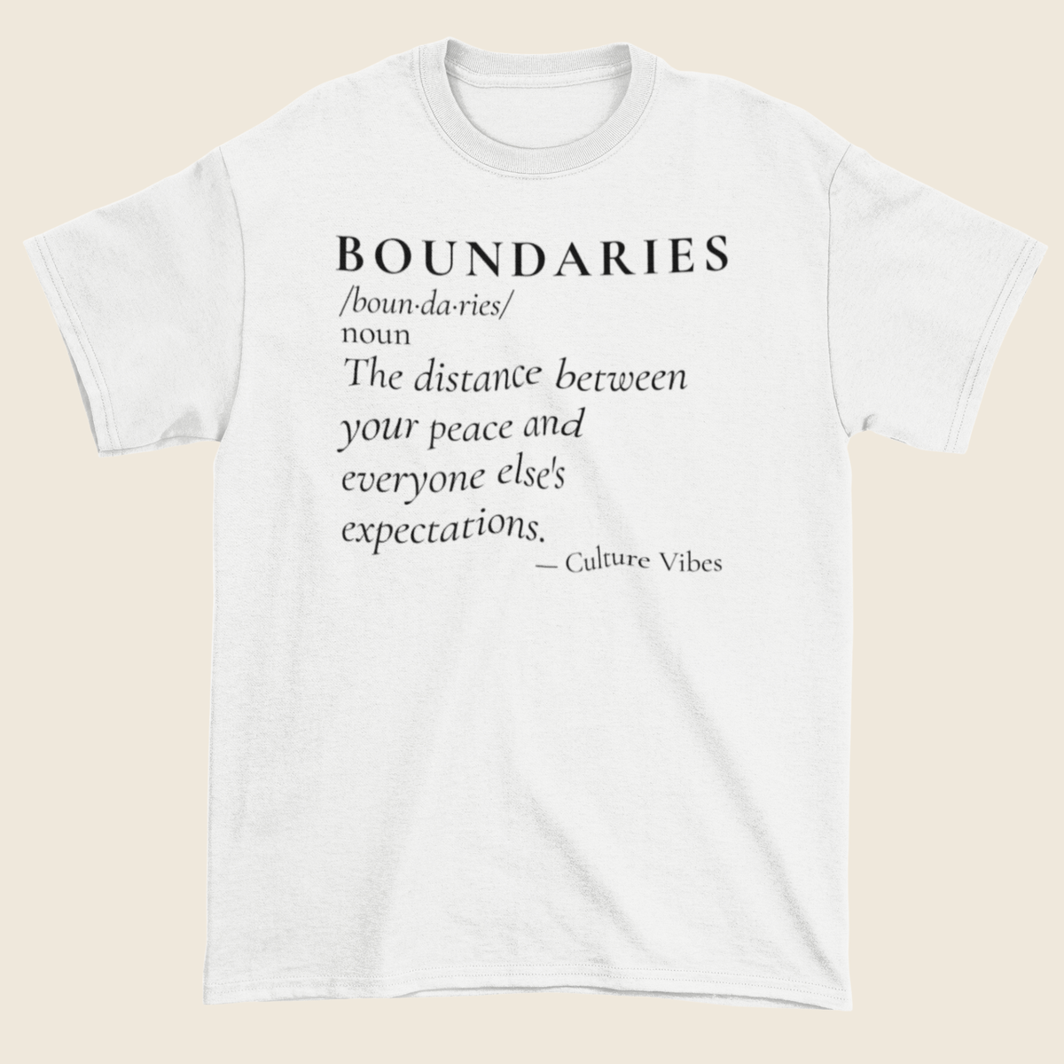 BOUNDARIES Definition Statement Tee