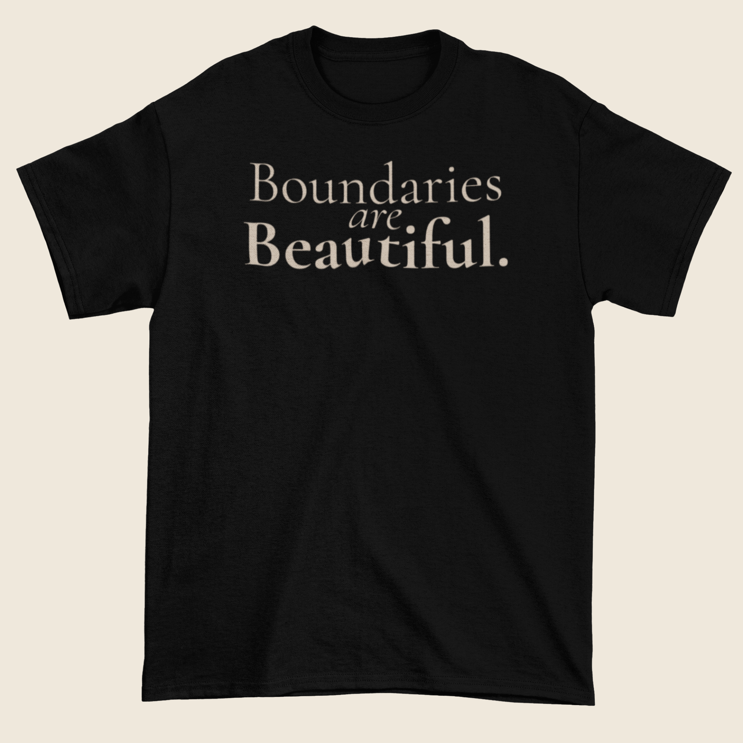 Boundaries Are Beautiful Statement Tee