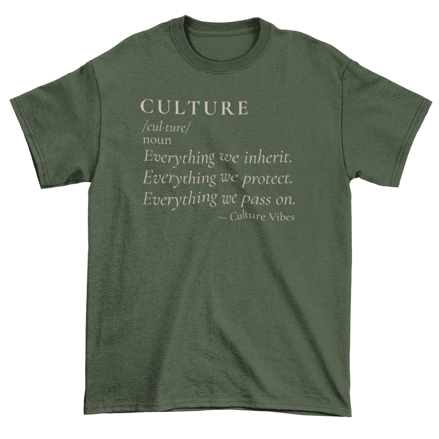 CULTURE Definition Statement Tee