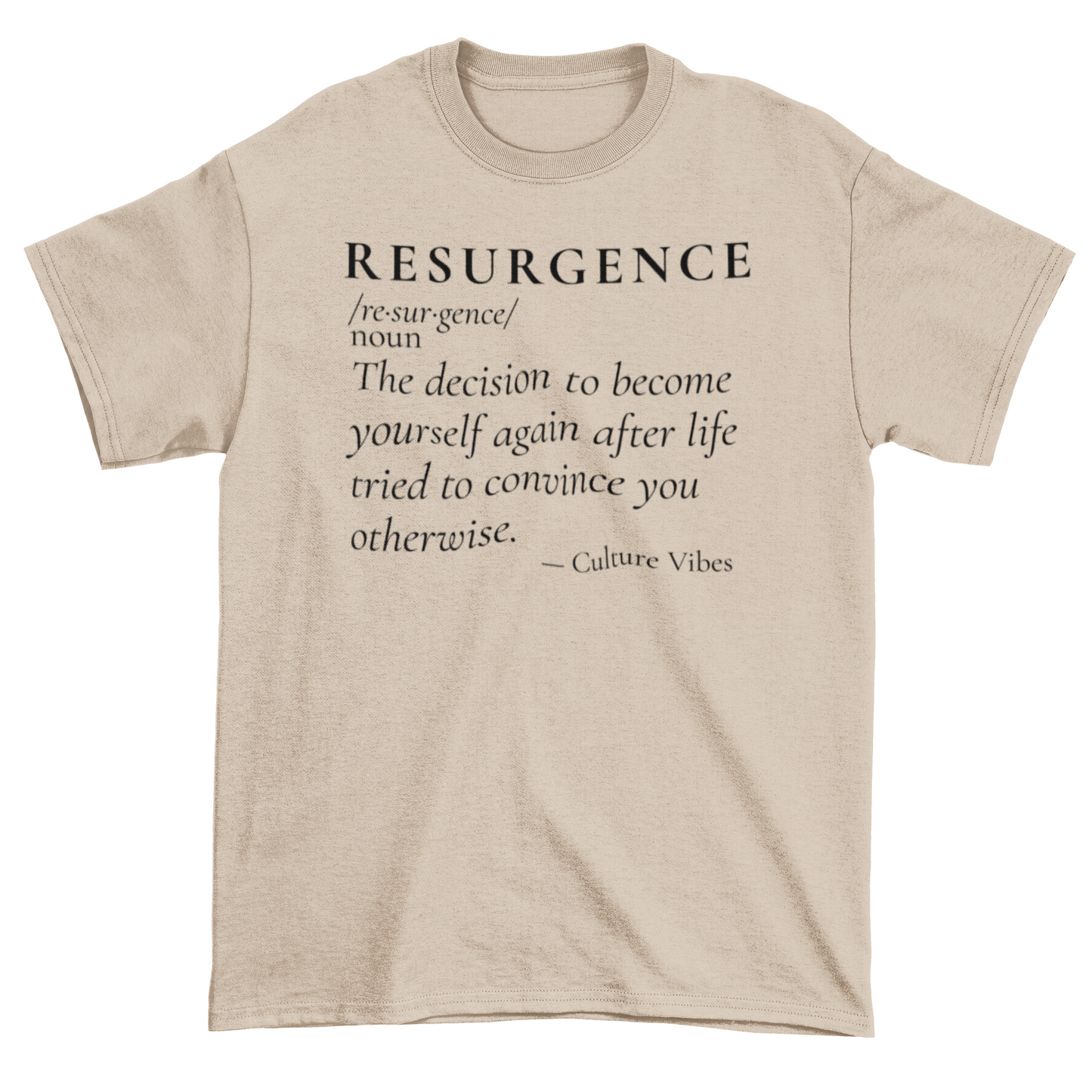 RESURGENCE Definition Statement Tee