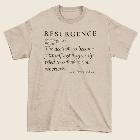 RESURGENCE Definition Statement Tee