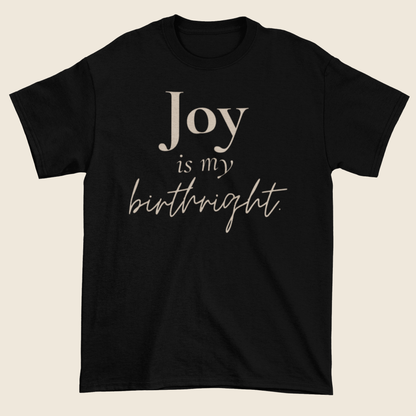 Joy Is My Birthright Statement Tee