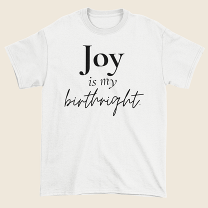 Joy Is My Birthright Statement Tee