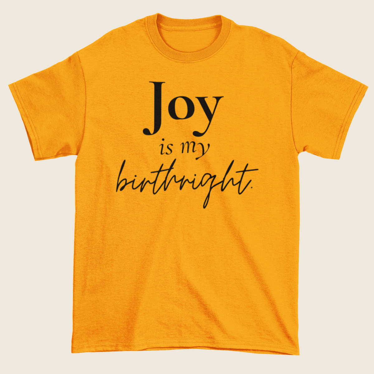 Joy Is My Birthright Statement Tee