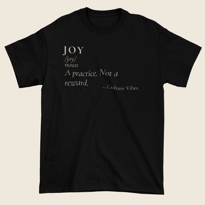 JOY Definition Statement Tee