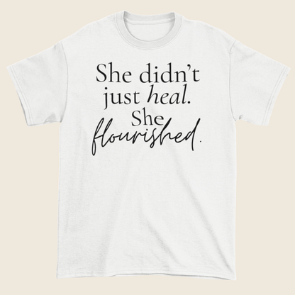 She Flourished Statement Tee