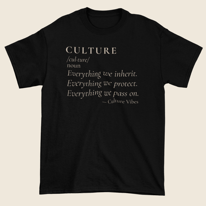 CULTURE Definition Statement Tee