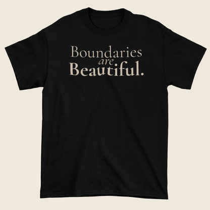 Boundaries Are Beautiful Statement Tee