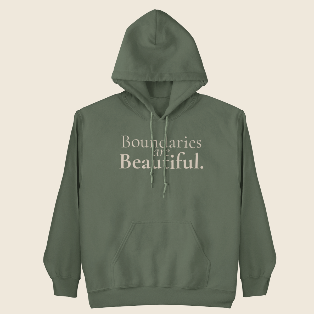 Boundaries Are Beautiful Statement Hoodie