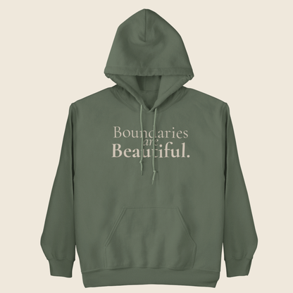 Boundaries Are Beautiful Statement Hoodie