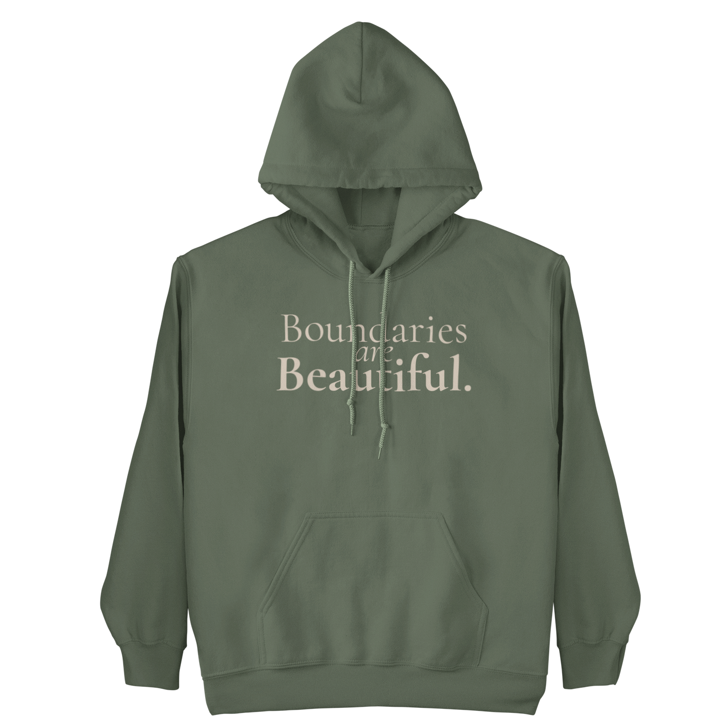 Boundaries Are Beautiful Statement Hoodie