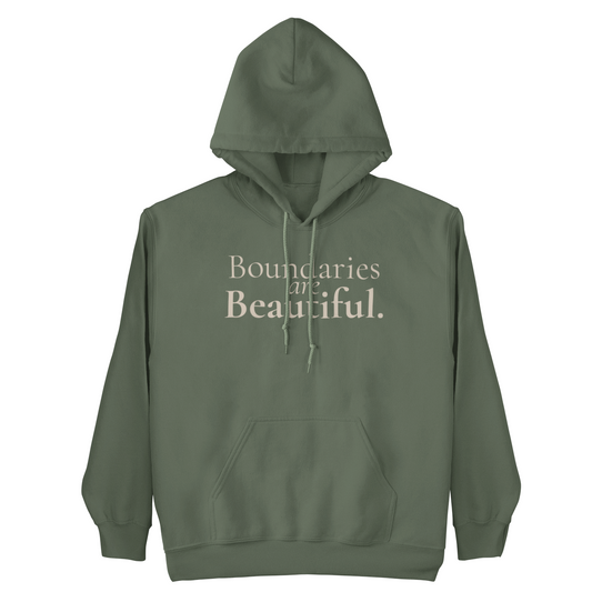 Boundaries Are Beautiful Statement Hoodie