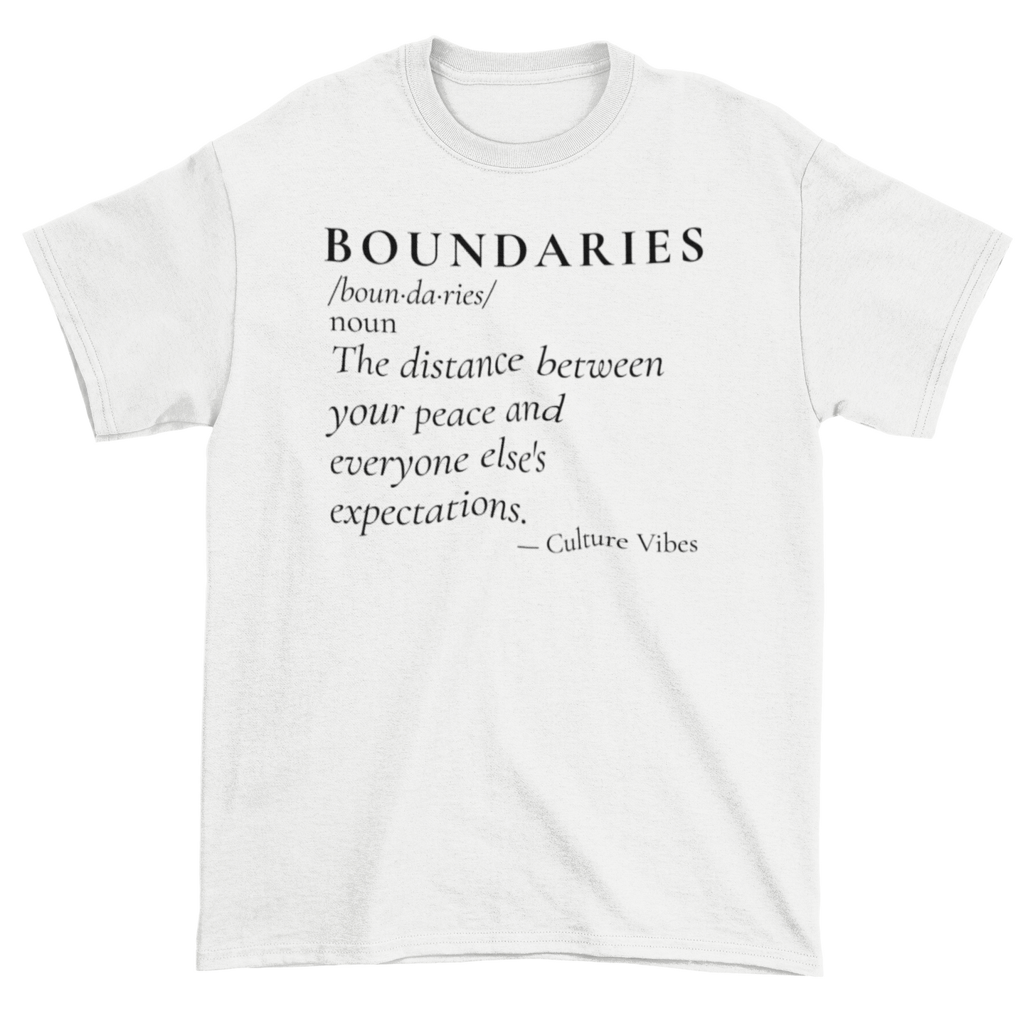 BOUNDARIES Definition Statement Tee