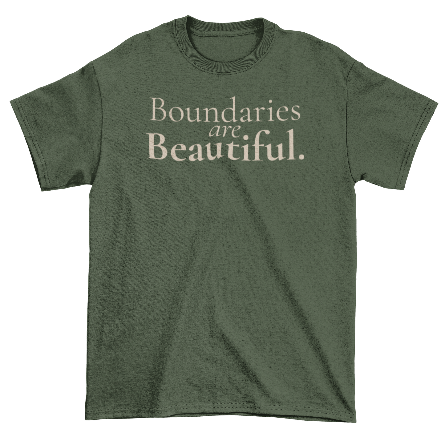 Boundaries Are Beautiful Statement Tee