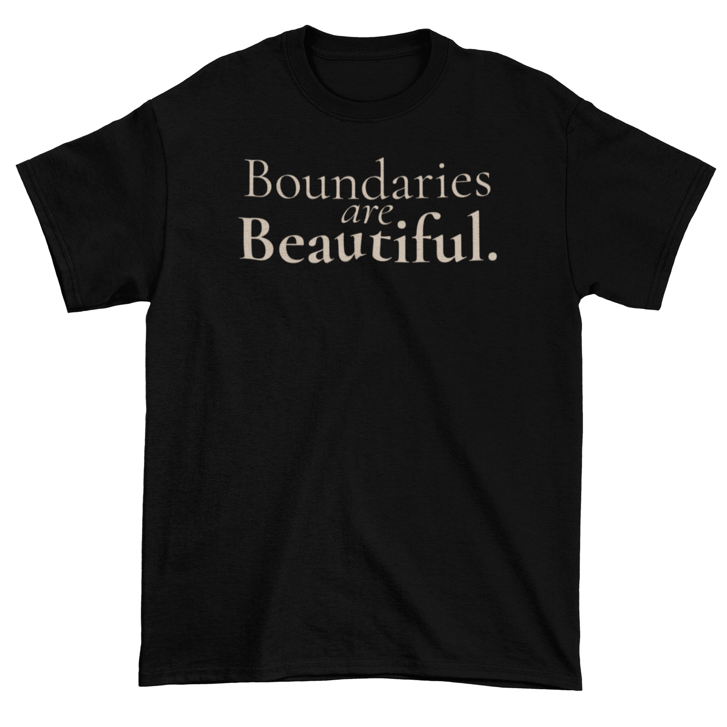 Boundaries Are Beautiful Statement Tee