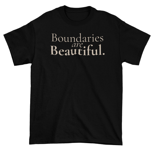 Boundaries Are Beautiful Statement Tee