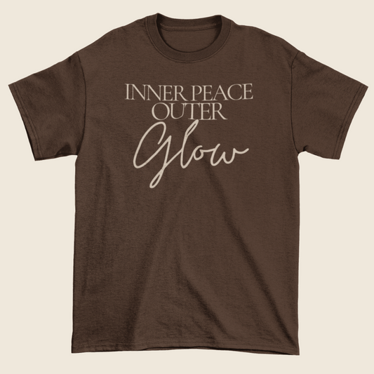 Inner Peace, Outer Glow Statement Tee