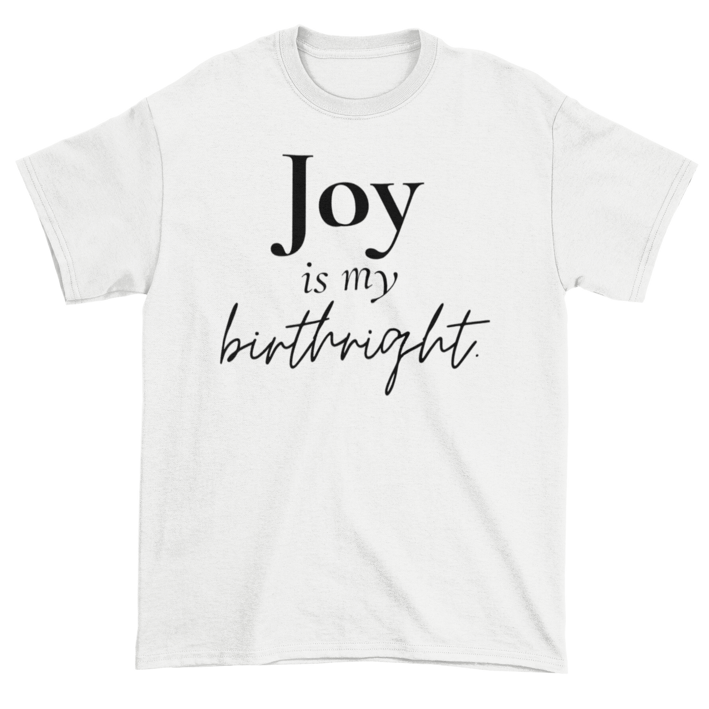 Joy Is My Birthright Statement Tee