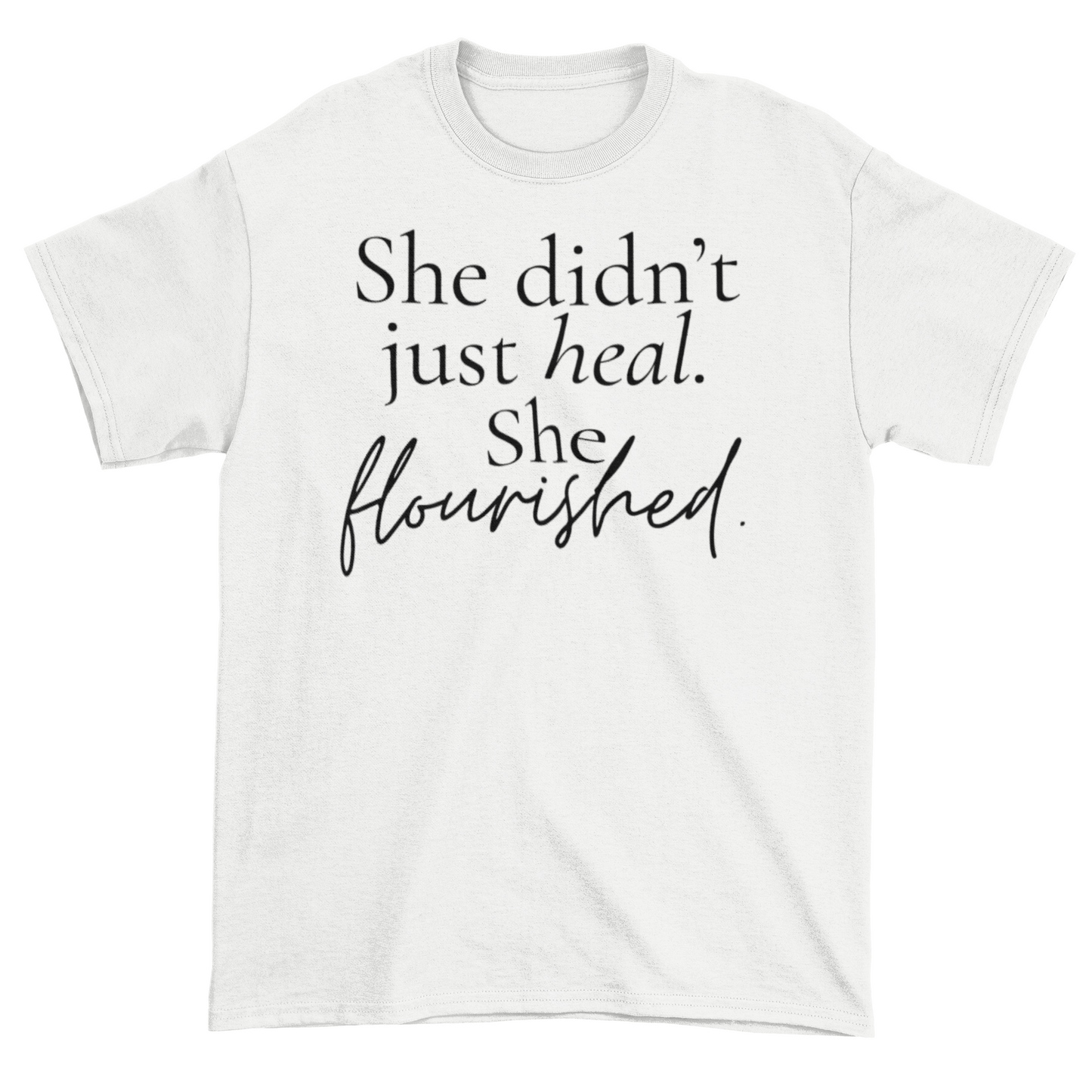 She Flourished Statement Tee