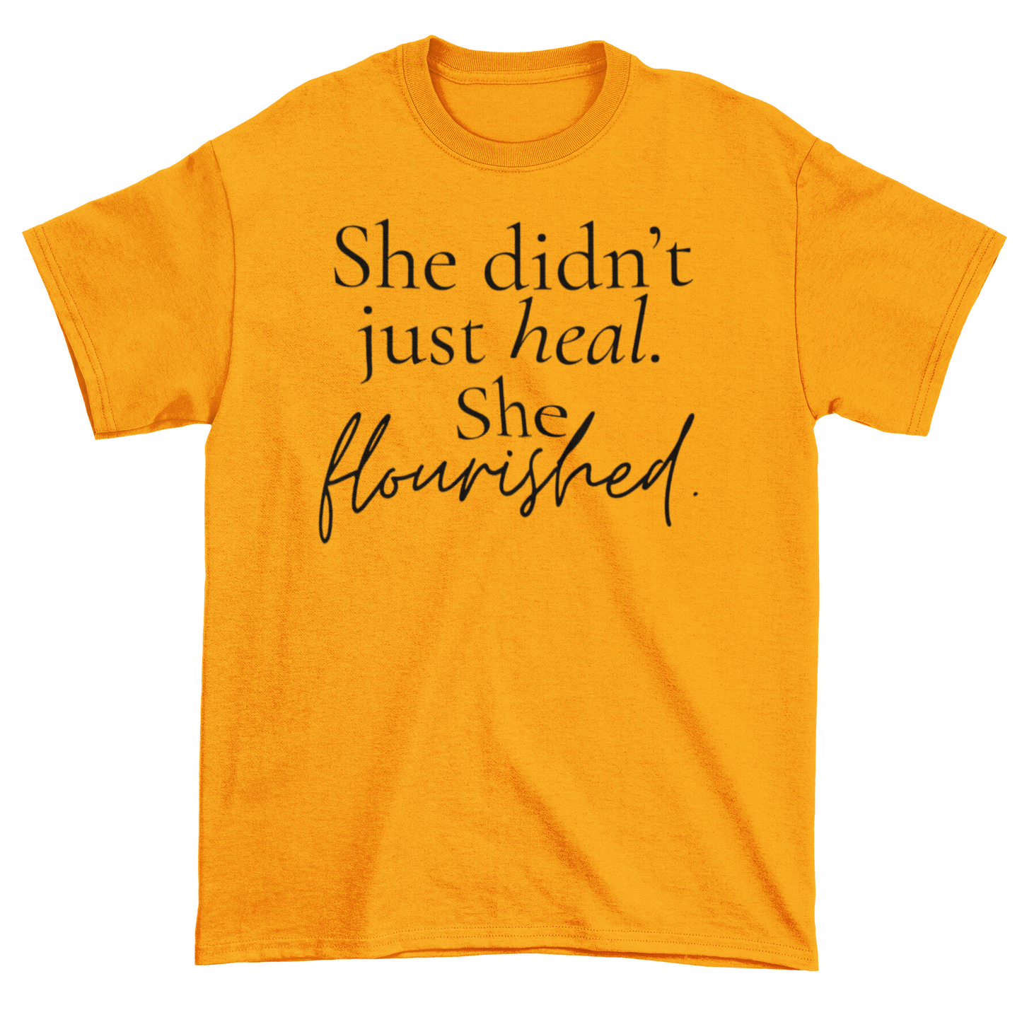 She Flourished Statement Tee